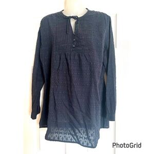 Bit & Bridle Navy Western Blouse